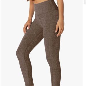 Spacedye OutOfPocket High Waist Midi Legging Mocha